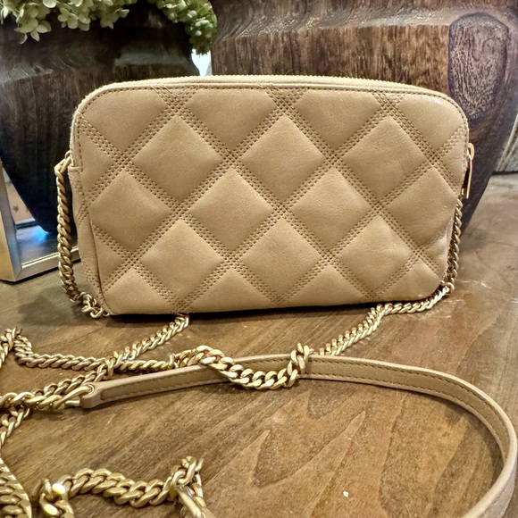 Yves Saint Laurent Quilted Beige Crossbody Bag - Picture 6 of 11